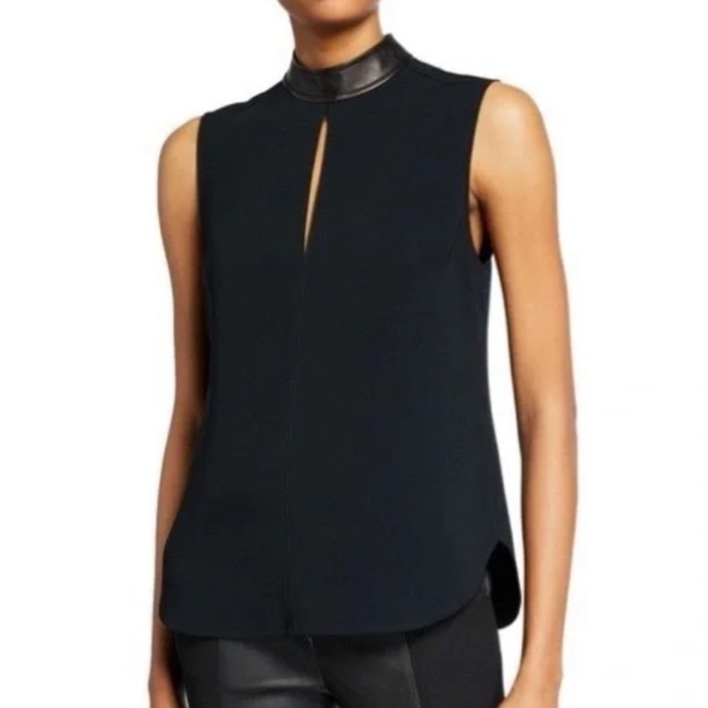 A.L.C. Dallas Sleeveless Black Keyhole Top - Picture 6 of 11